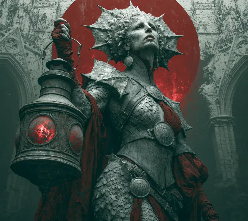 Dark Obsidian Fantasy Art