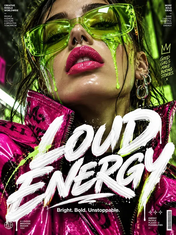 Cinematic Editorial Typography Posters
