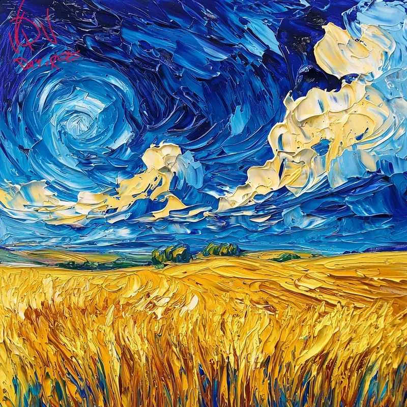 Van Gogh Style Art 9 Packs