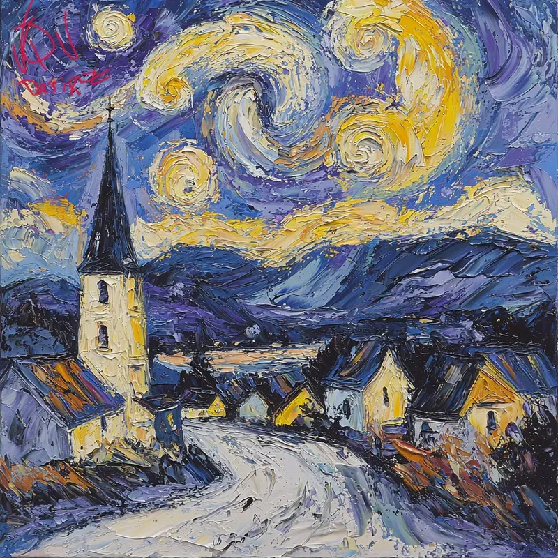 Van Gogh Style Art 9 Packs