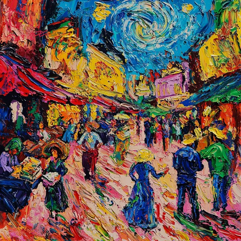 Van Gogh Style Art 9 Packs
