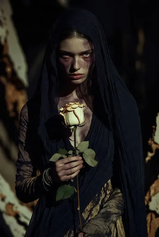 Emotional Dark Feminine Art