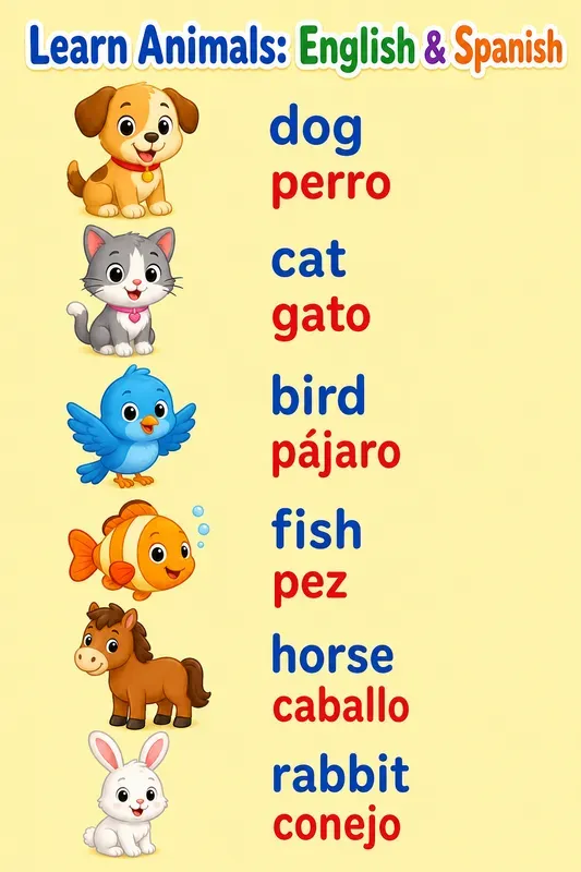 Dual Language Vocabulary Card Generator
