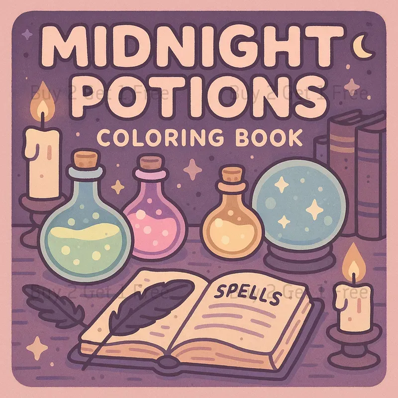 Whimsy World Creator Coloring Book Covers