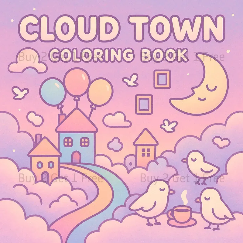 Whimsy World Creator Coloring Book Covers
