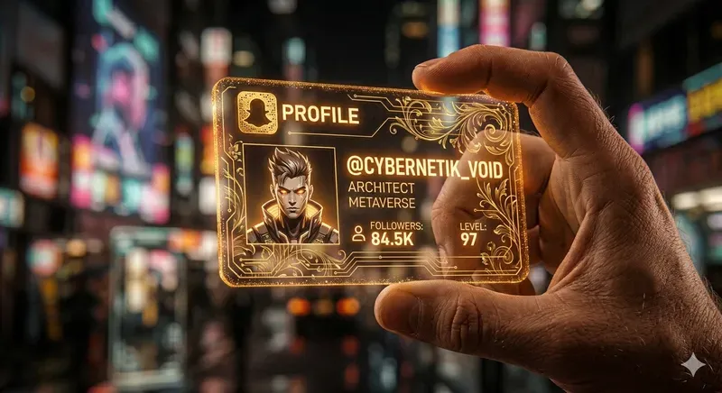 3D Neon Social Profile Cards