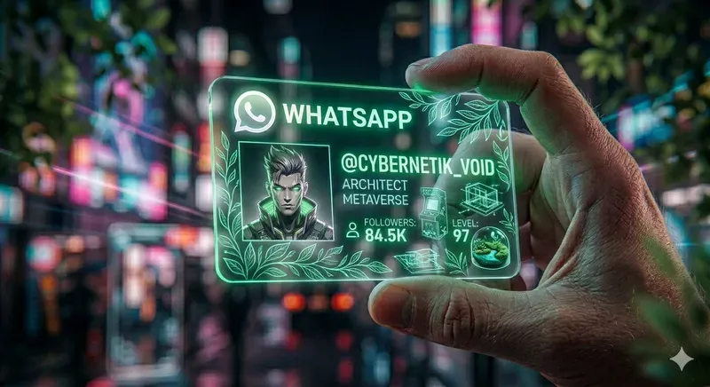 3D Neon Social Profile Cards