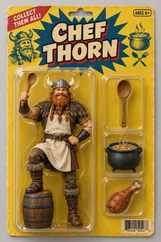Retro Blisterpack Action Figures