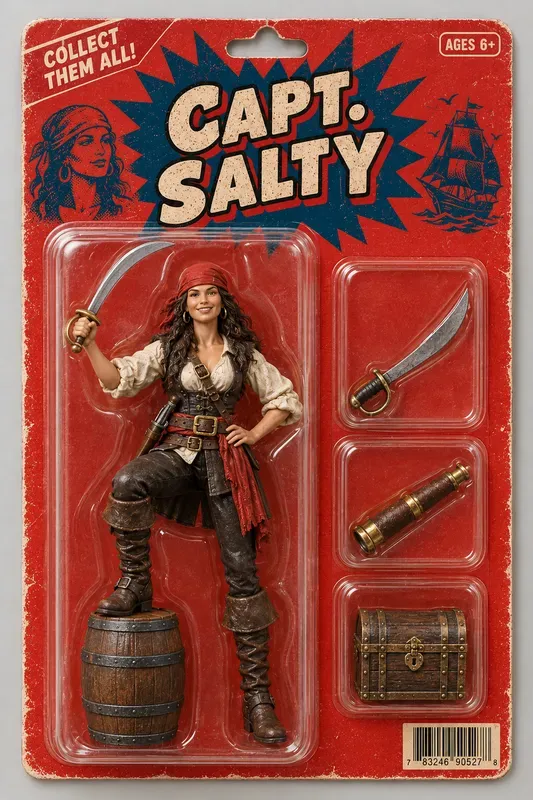 Retro Blisterpack Action Figures