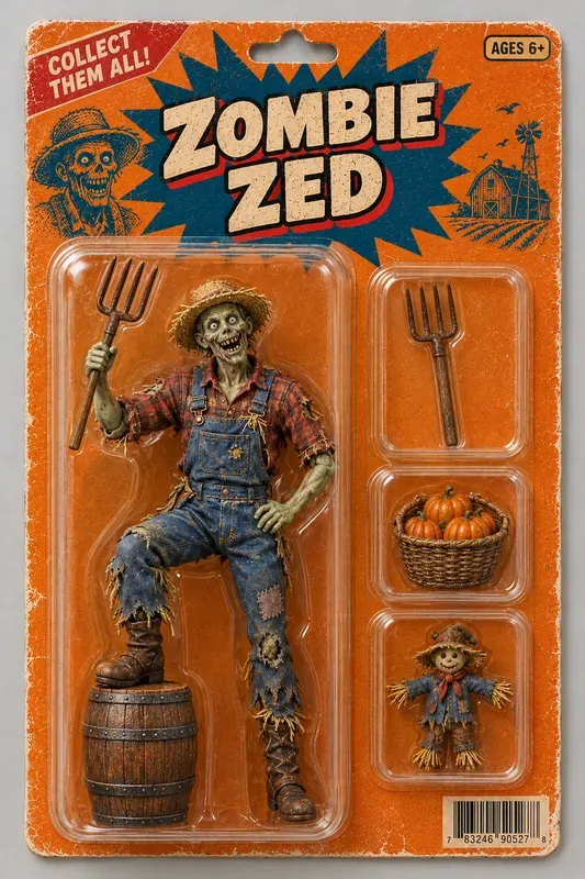 Retro Blisterpack Action Figures