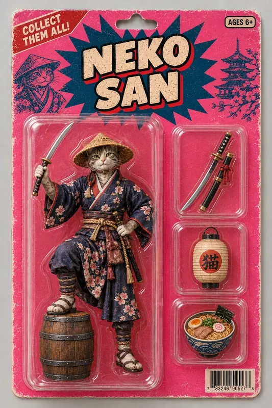 Retro Blisterpack Action Figures