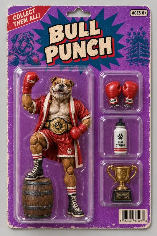 Retro Blisterpack Action Figures