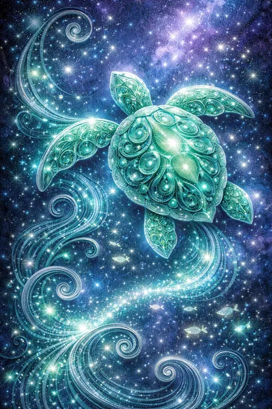 Stellar Quilling Cosmic Dream Art