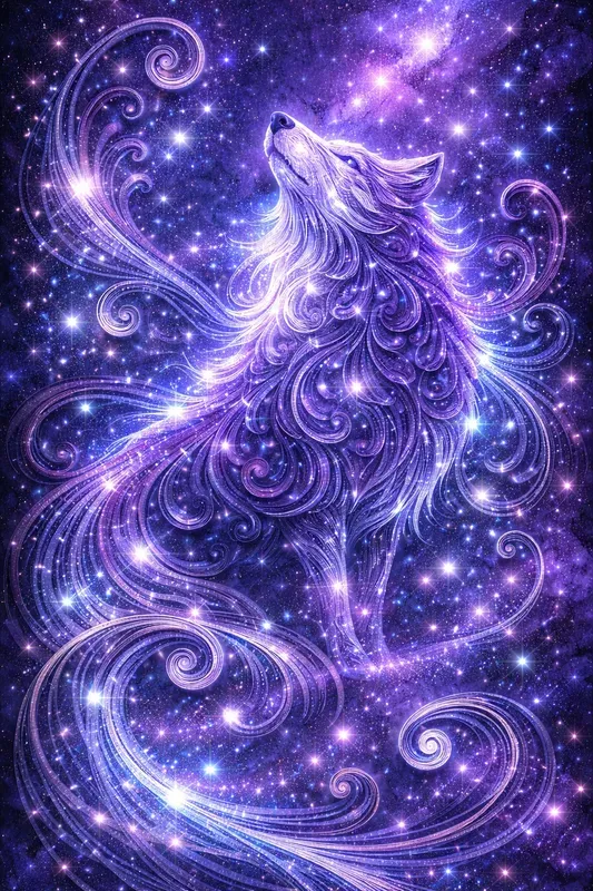 Stellar Quilling Cosmic Dream Art