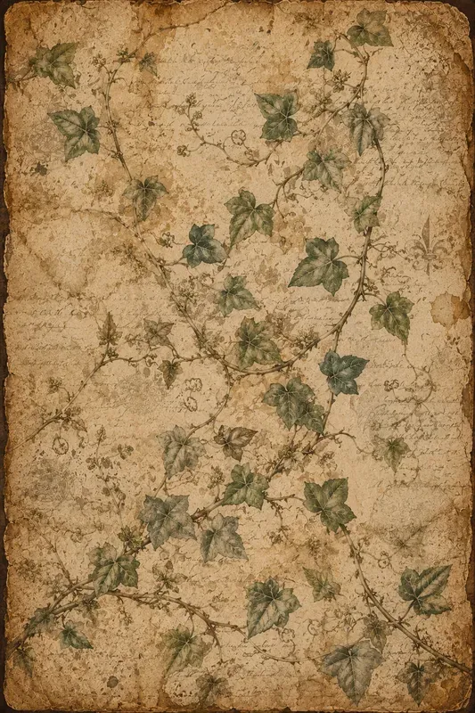 Vintage Junk Journal Botanical Pages