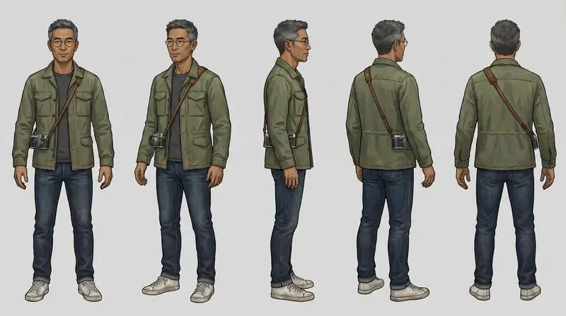 Modern Human Character Turnarounds