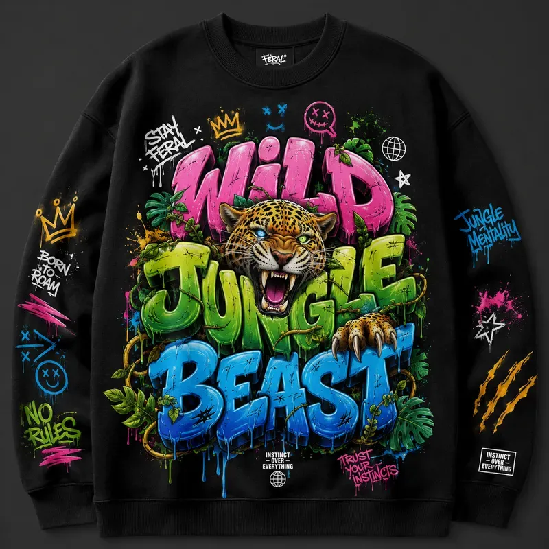 Graffiti Streetwear Sweatshirt Designs