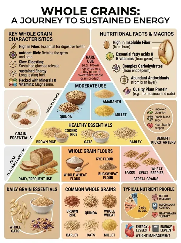 Realistic Balanced Eating Infographics