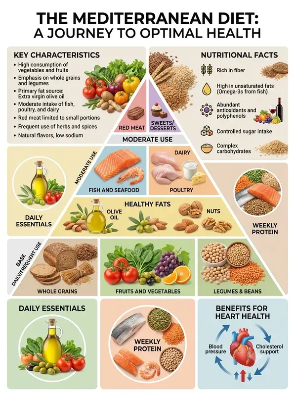 Realistic Balanced Eating Infographics