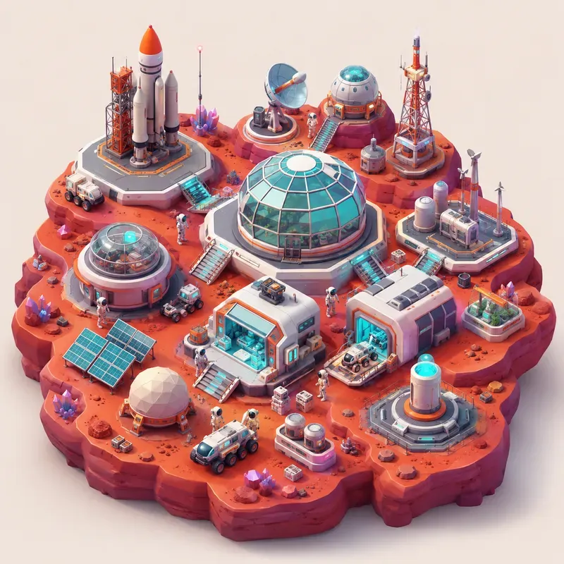 Isometric Miniature Worlds