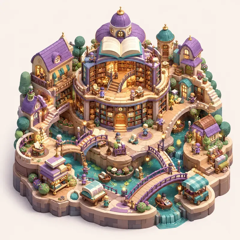 Isometric Miniature Worlds