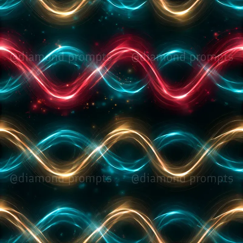 Neon Light Trail Patterns