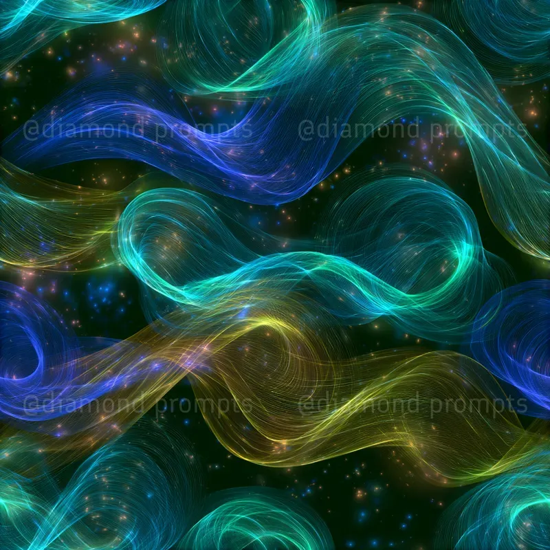 Neon Light Trail Patterns