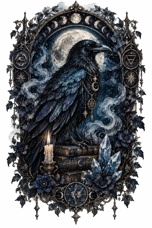 Halloween Witchy Mystical Art