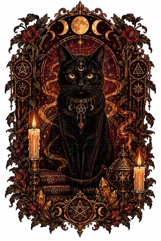 Halloween Witchy Mystical Art
