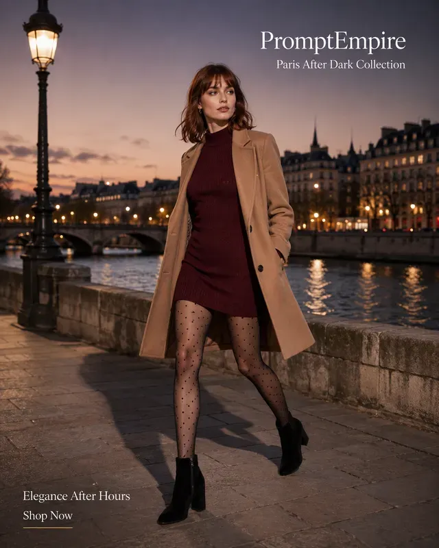 Chic Tights Fashion Ad Image Creators