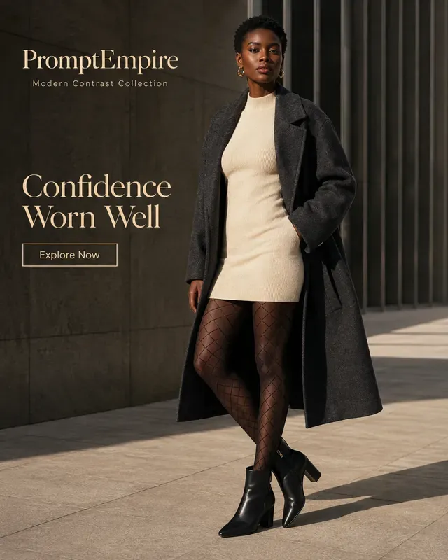 Chic Tights Fashion Ad Image Creators