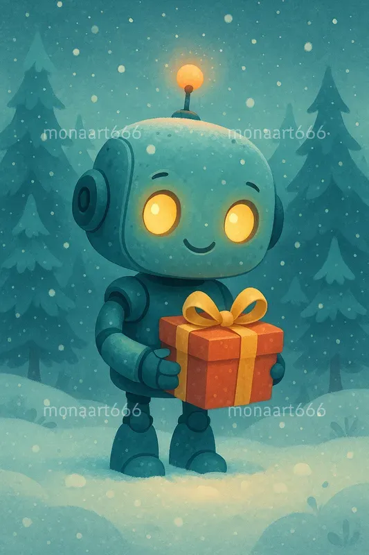 Whimsical Winter Storybook Illustrations