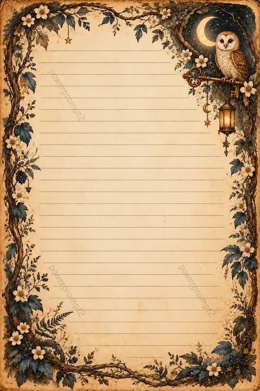 Vintage Storybook Stationery