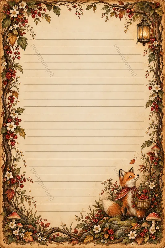 Vintage Storybook Stationery