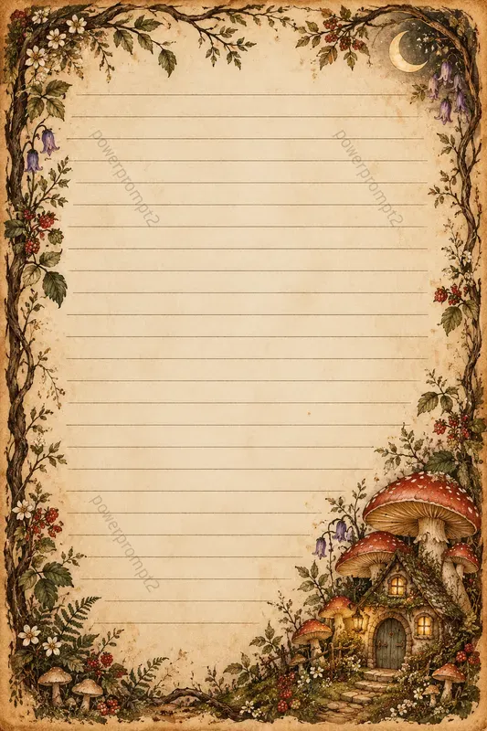 Vintage Storybook Stationery