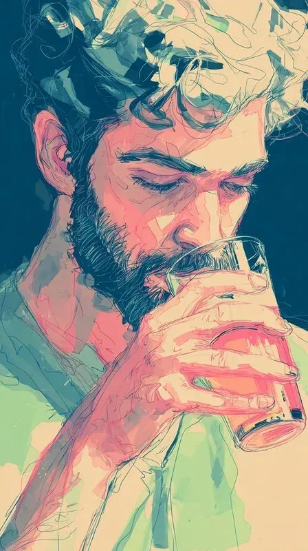 Watercolor Line Art