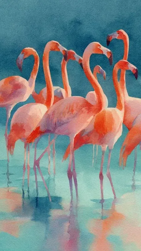 Watercolor Line Art