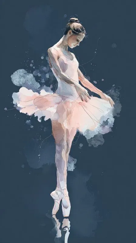 Watercolor Line Art