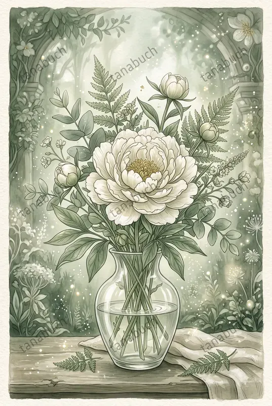 Ethereal Sage Botanical Illustrations