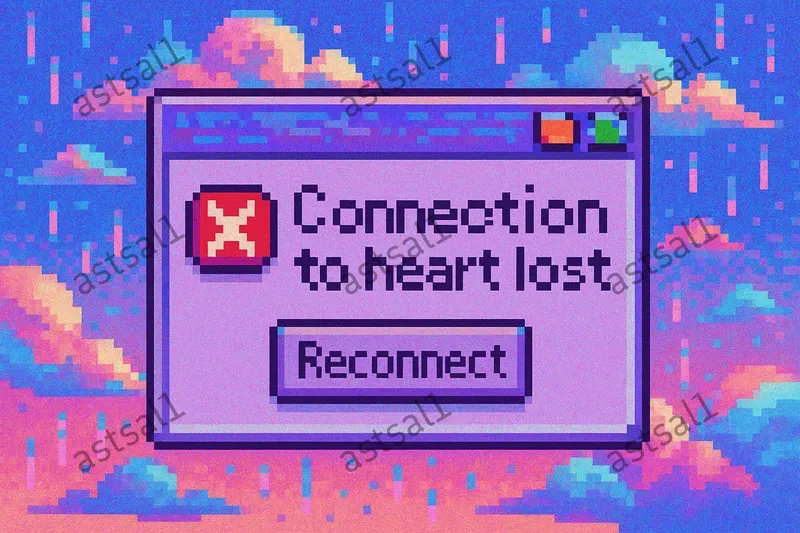 Pixel Art Retro Error Windows