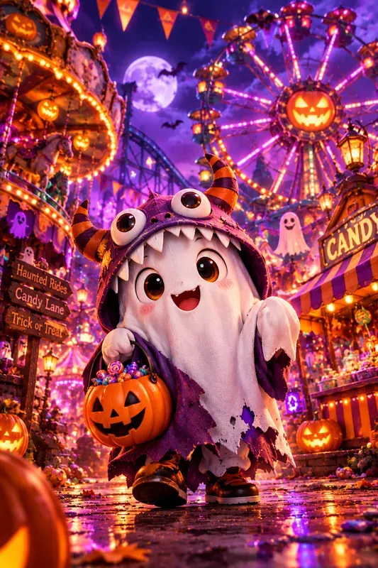 Halloween Cartoon Characters