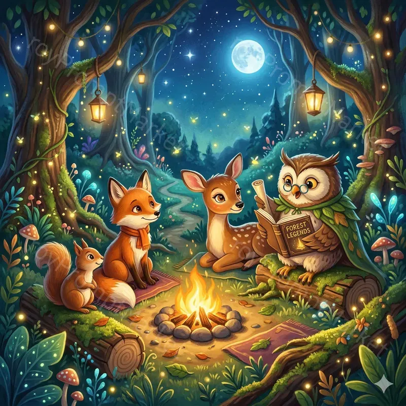 Magical Childrens Storybook Art
