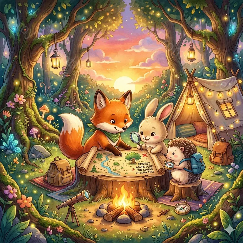 Magical Childrens Storybook Art