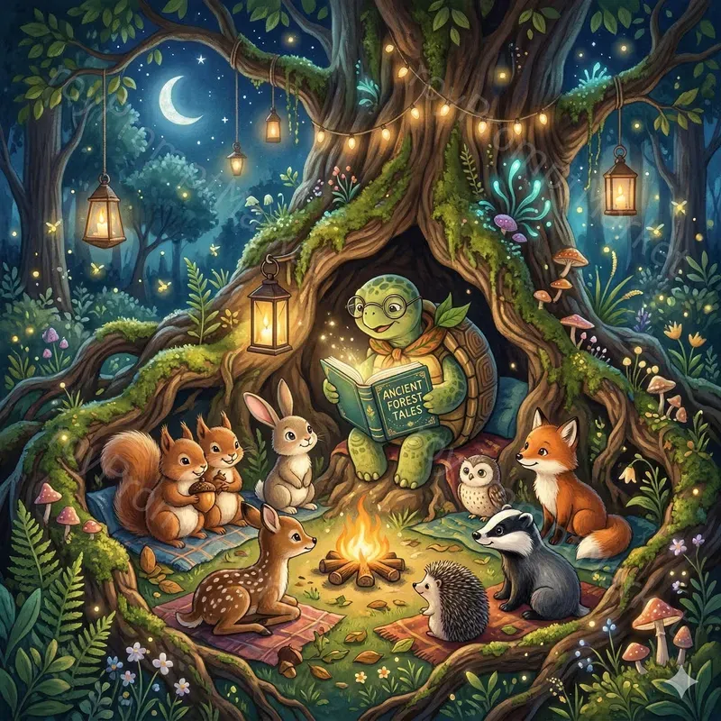 Magical Childrens Storybook Art