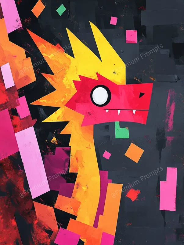 Abstract Stylized Cartoon Paintings