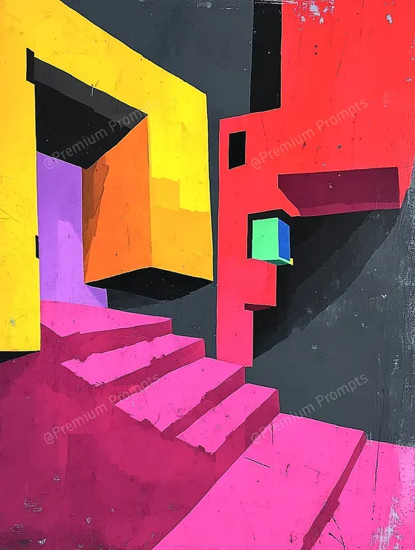 Abstract Stylized Cartoon Paintings