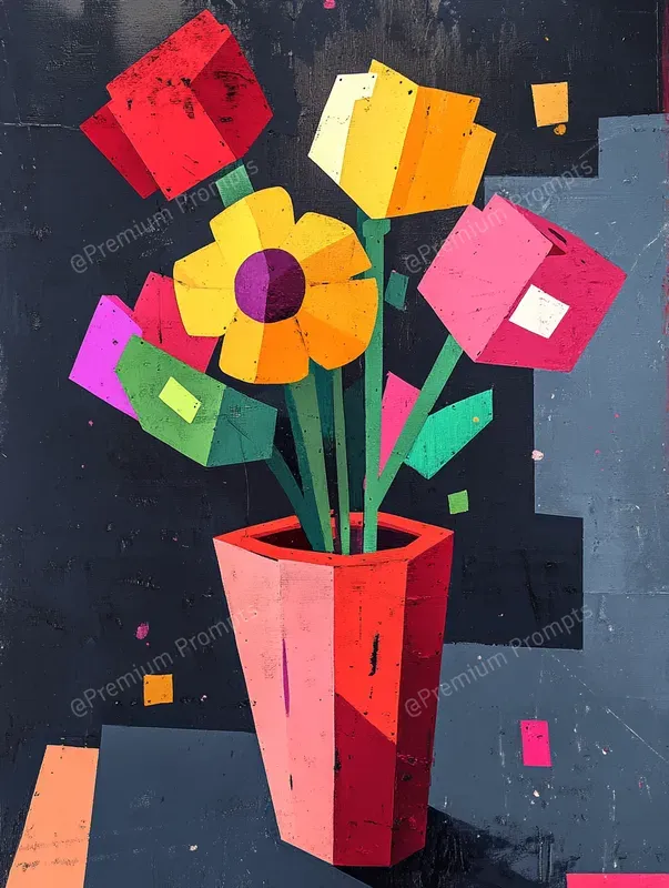 Abstract Stylized Cartoon Paintings