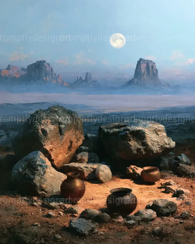Romantic Desert Landscapes
