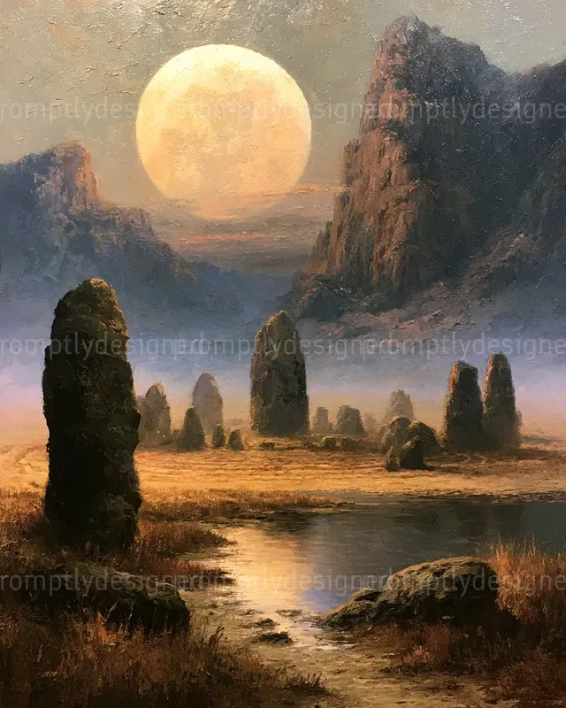 Romantic Desert Landscapes