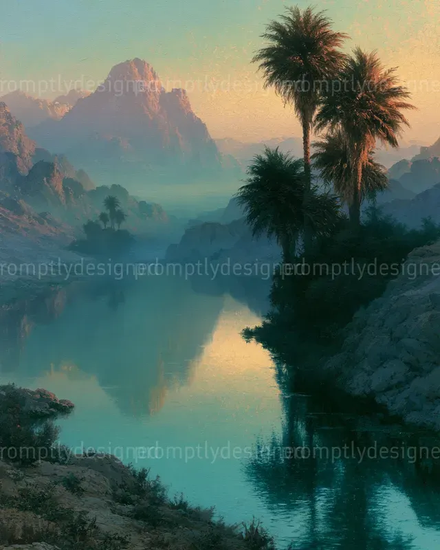 Romantic Desert Landscapes